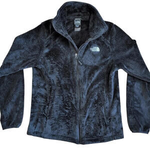 The North Face Osito Jacket Womens Small Black Soft Fuzzy Fleece Full Zip